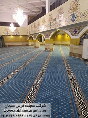 سجاده فرش مسجدی کارخانه فرش سجاده کاشان